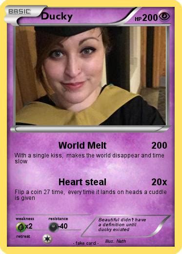 Pokémon Ducky 250 250 World Melt My Pokemon Card