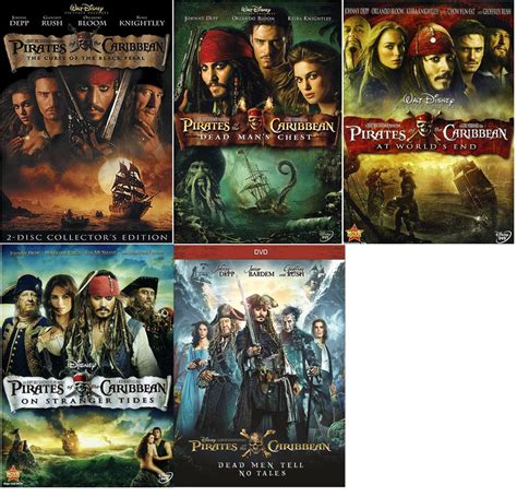 Pirates Of The Caribbean Movie Collection Dvd Watch All Films In Order