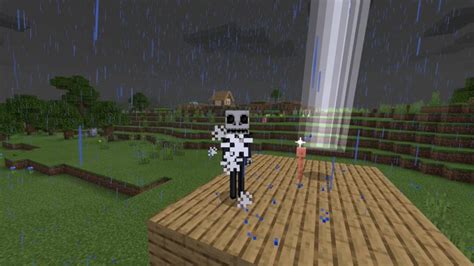 Basically, it's stronger than wood and similar in strength to stone. How to craft a Lightning Rod and what does it do in ...