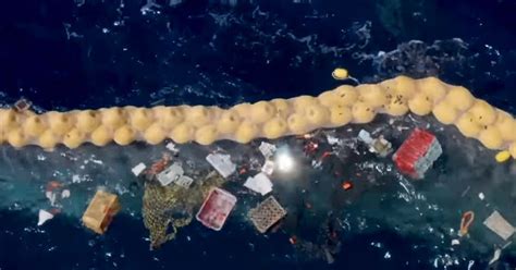 History Made As Ocean Cleanup Successfully Collects Plastic From The