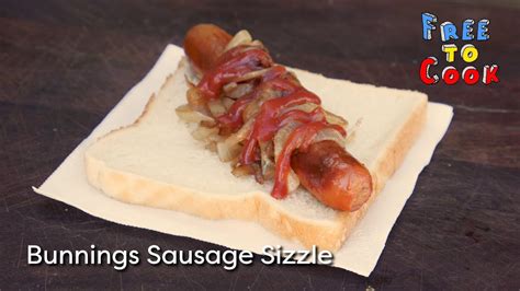 How To Cook A Bunnings Sausage Sizzle Youtube