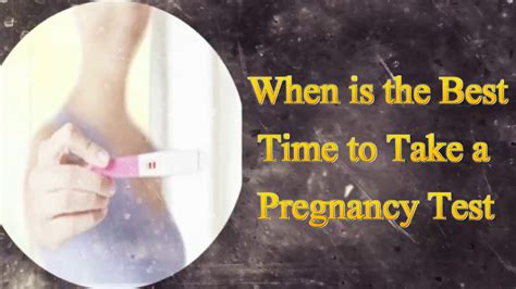 When to take a pregnancy test. When is the Best Time to Take a Pregnancy Test - YouTube