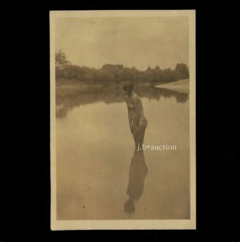 Nudism Nude Woman In The River Nackte Frau Im Fluss Vintage S Photo Ebay