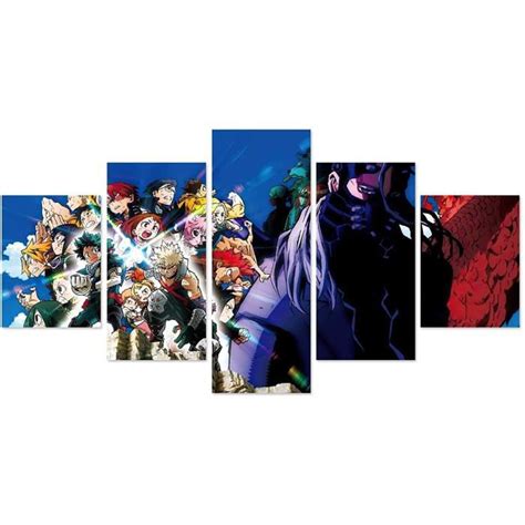 My Hero Academia Poster Impressions Sur Toile Anime Japonais Boku No