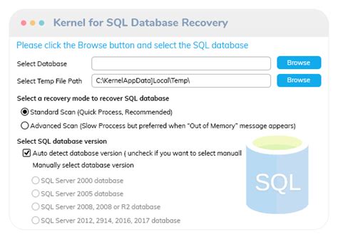 Sql Server Recovery Tool To Repair Corrupt Sql Database Files