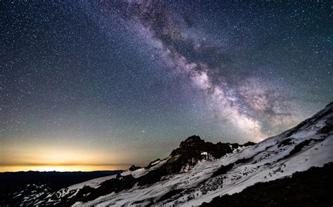 1680x1050 Milky Way Mt Rainier Wallpaper1680x1050 Resolution Hd 4k