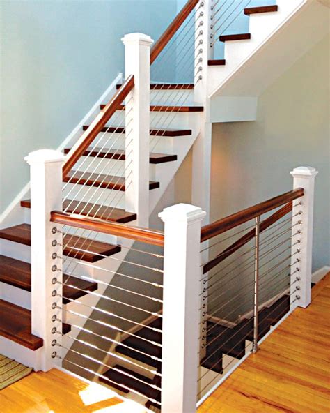 Cable Railing Options For Indoor Stairs Atlantis Rail Systems