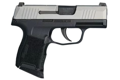 Sig Sauer P Mm Micro Compact Two Tone Striker Fired Pistol With