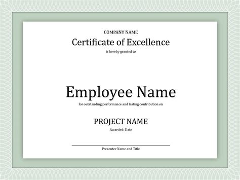 Best Employee Of The Year Certificate Forza Within Employee