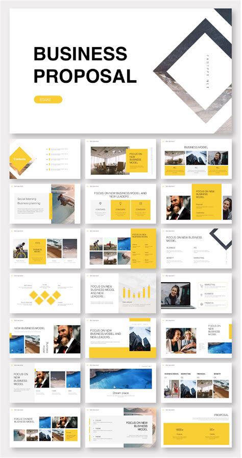 Creative Business Presentation Template Original And