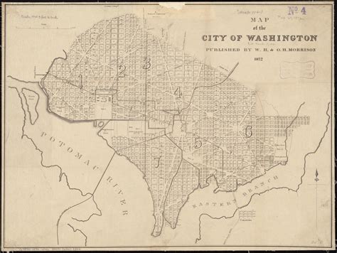 Map Of The City Of Washington Norman B Leventhal Map And Education Center