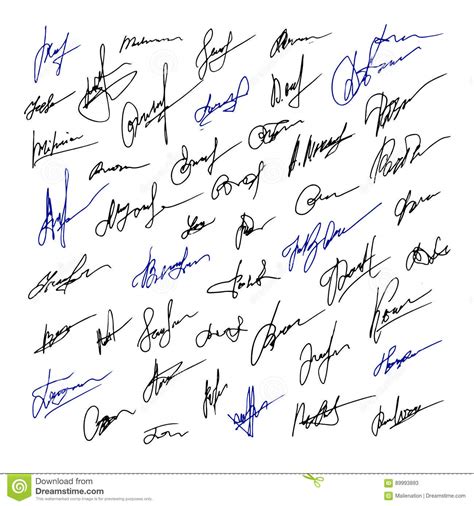 Inspírate en estas páginas web originales para presentar los servicios de tu empresa ante el mundo o difundir tu portfolio de manera inolvidable. Signature Set Of Business Illustration. Vector Hand Drawn ...
