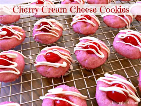 Cherry Cream Cheese Cookies