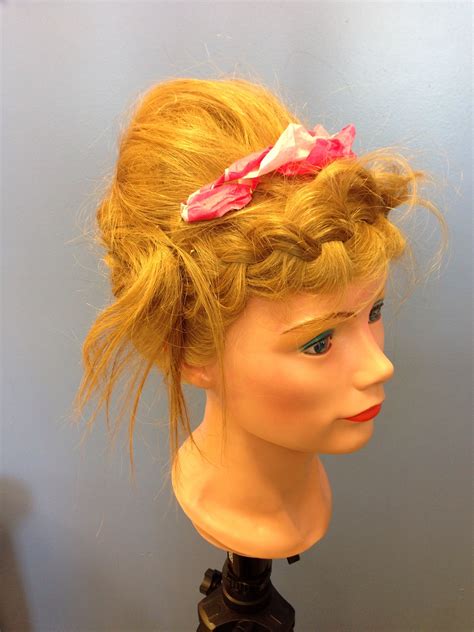 French braiding tips if you want a braid that will stay put and be very tight, use slightly damp hair. Front Braid With Pink 1.2 | Front braids, Braids, Hair