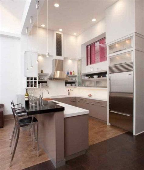 May 13, 2019may 13, 2019by emma holmes300 views. Kitchen in U-shape with bar: nice ideas and pictures for ...