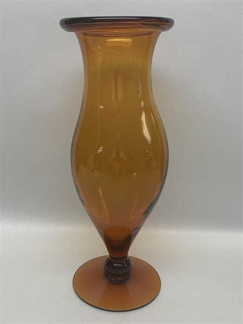 Blenko 6524s Vase Honey Vase Blenko Glass Honey Design
