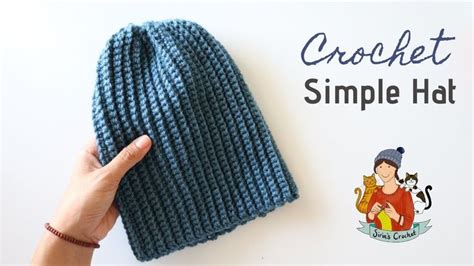 Crochet Simple Beginner Friendly Hat Beanie Tutorial Youtube