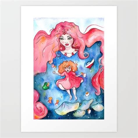 Ponyo Underwater - Watercolor painting. #ponyo #granmamare #watercolor