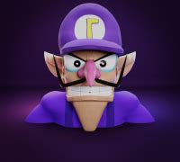 Waluigi D Models To Print Yeggi