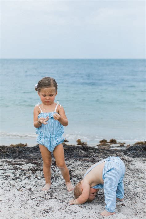 Summery Matching Sibling Photos On The Beach Wedding And Party Ideas