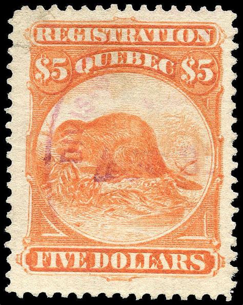 Buy Revenue Qr15 Beavers 1870 5 Arpin Philately