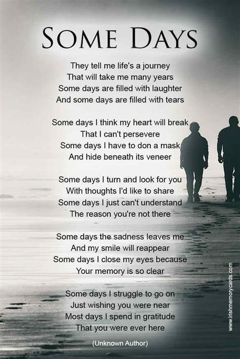 Some Days | Grieving quotes, I miss you quotes, I miss you ... Using some of these short, romantic and cute love quotes for him can make his day and show him how deeply you care.