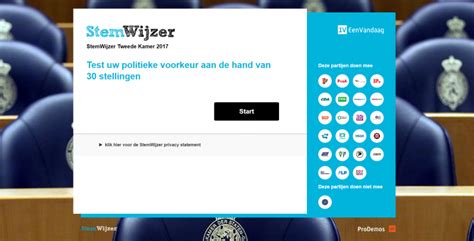 Stemwijzer.nl is tracked by us since april, 2011. Weet je nog niet wat je gaat stemmen? Hier een overzicht ...