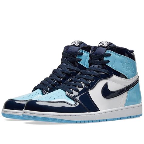 The air jordan i mid shoe is inspired by the first aji, offering og fans a look at how far the jordan brand has come since 1985. Air Jordan 1 Retro High OG W Obsidian, Blue Chill & White ...