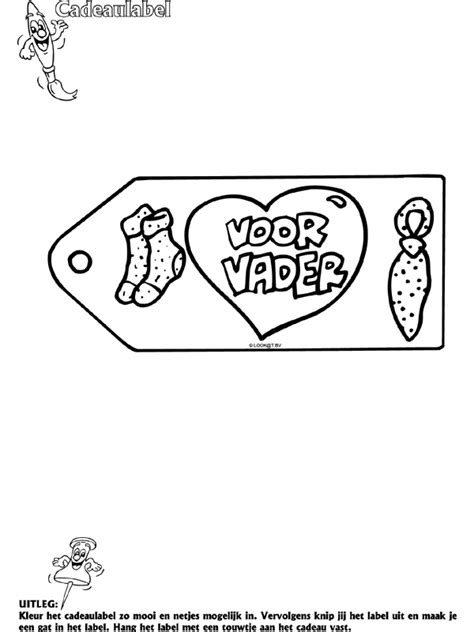 Kleurplaat Label • Kidkleurplaat.nl