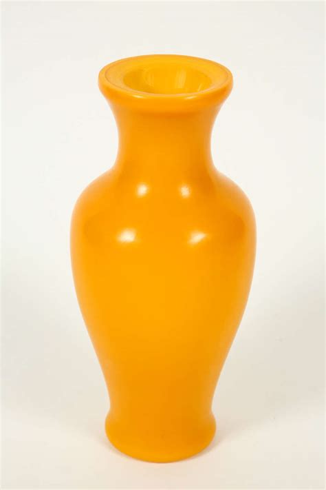 Pair Of Yellow Peking Vases At 1stdibs