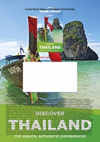 Download Free Pdf Lonely Planet Discover Thailand Travel Guide