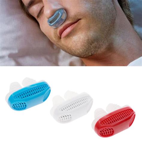 Anti Snore Device Ventilation Breathing Nose Silicone Clip Nose