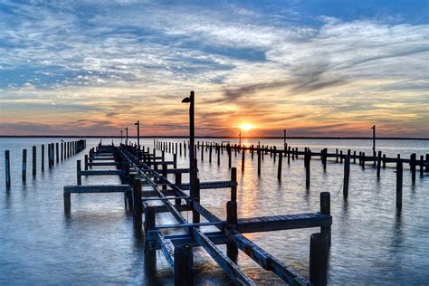 Bayside Sunset In Seaside Park Nj Photograph By Bob Cuthbert