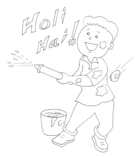Holi Kids Coloring Pages Holi Coloring Pages Holi Coloring Pages