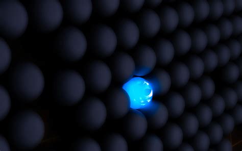 Blue Light Ball Vs Black Abstract Hd Wallpapers Epic Desktop Backgrounds