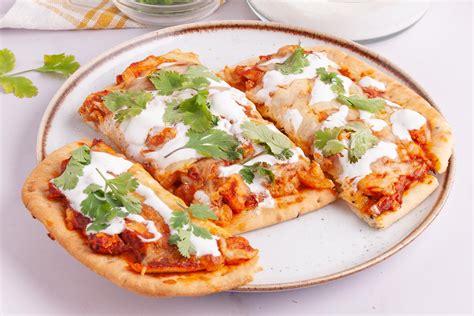 Tikka Masala Pizza With Chicken Or Vegetarian Babaganosh
