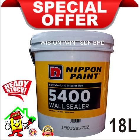 5400 Wall Sealer 18 Liter Nippon Paint Products Sealer Primer