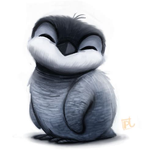 Cute animal drawings easy penguin. Daily Paint #629. Penguin Quickie by Cryptid-Creations on DeviantArt