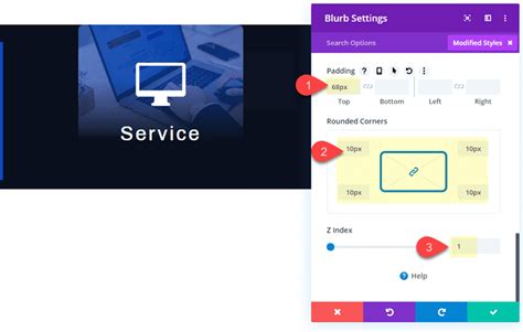 Creating Pop Out Service Descriptions On Hover With Divi Elegant