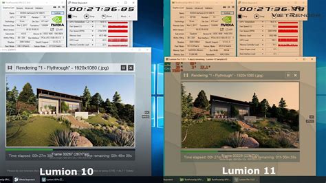 Render Time Lumion 10 Vs Lumion 11 In Nvidia Gtx 1080ti Youtube