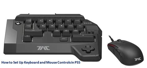 How To Set Up Keyboard And Mouse Controls In Ps5