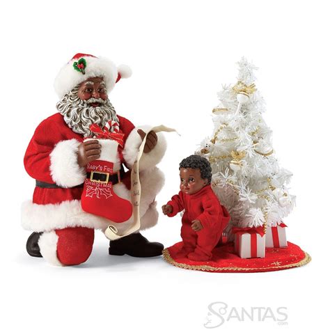 African American Santa Claus Figures By Possible Dreams