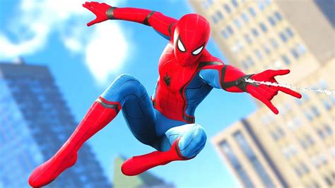 Marvels Spider Man Ps4 1080p Stark Suit Gameplay Free Roam