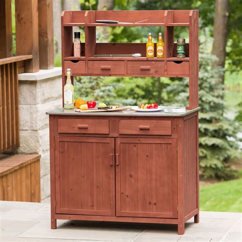 Leisure Season Outdoor Kitchen Prep Station The Home Depot Canada