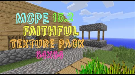 Mcpe 152 Faithful Texture Pack Review Download Working Youtube