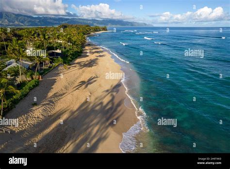 Laniakea Beach North Shore Oahu Hawaii Stock Photo Alamy
