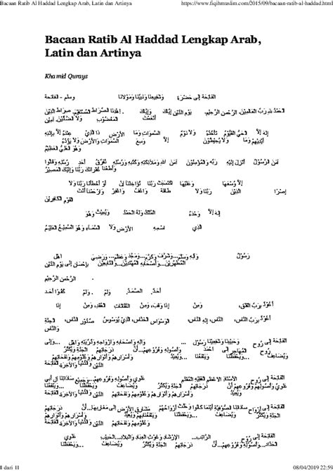 480 x 254 jpeg 22 кб. Download Kitab Terjemah Syarah Ratib Al Haddad Pdf Lengkap ...