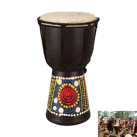 African Djembe 4 Inch 6 Inch Classic Wooden African Hand Drum
