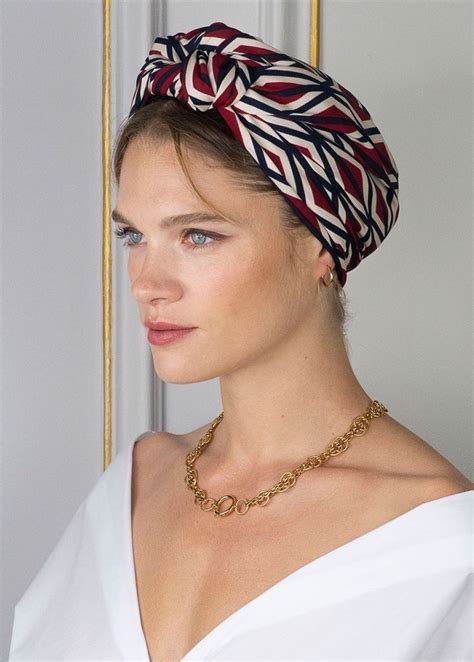 Le Bandana Turban à Nouer Indira De Paris Accessoires De Tête Tendances En 2021 Nouer