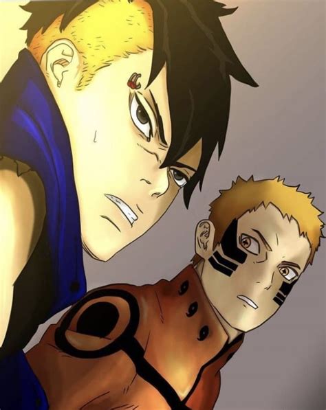 Kawaki And Naruto Boruto Naruto Next Generations Uzumaki Boruto